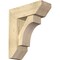 Ekena Millwork Westlake Slat Rough Sawn Bracket w/ Offset Brace, Douglas Fir, 8"W x 22"D x 26"H BKT0806X22X26WTL06RDF - alternate 1